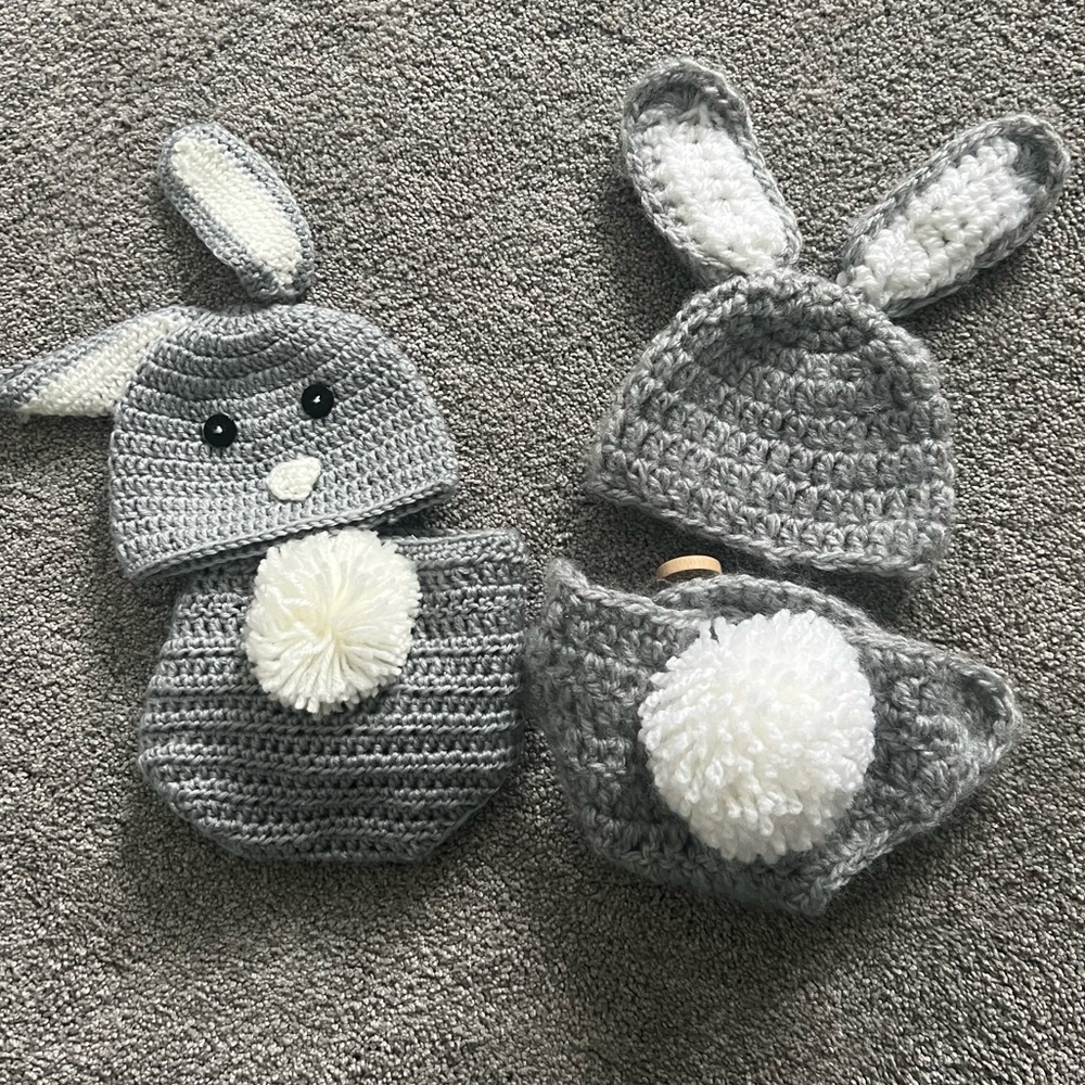 Easter newborn photo props